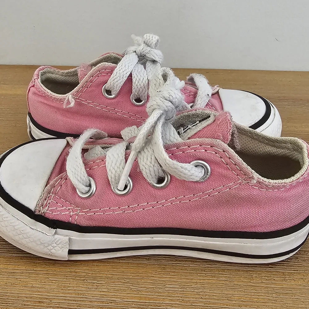 CONVERSE All Stars Pink Infant Low Cut Sneakers, Shoes